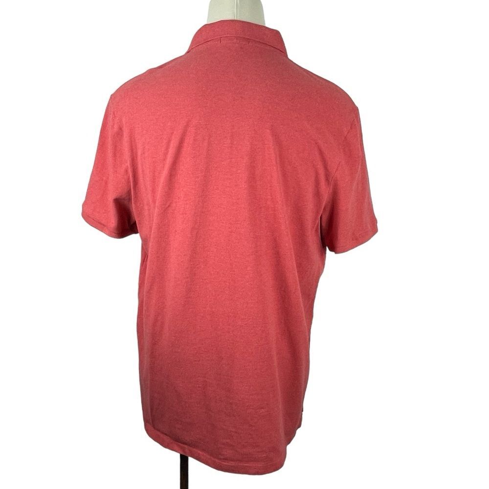 Men's Polo‎ Ralph Lauren Orange Classic Fit 100% Cotton Polo XXL - Picture 4 of 5
